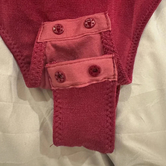 Free People Intimately Turnt Bodysuit in Dark Rhubarb - Picture 10 of 10